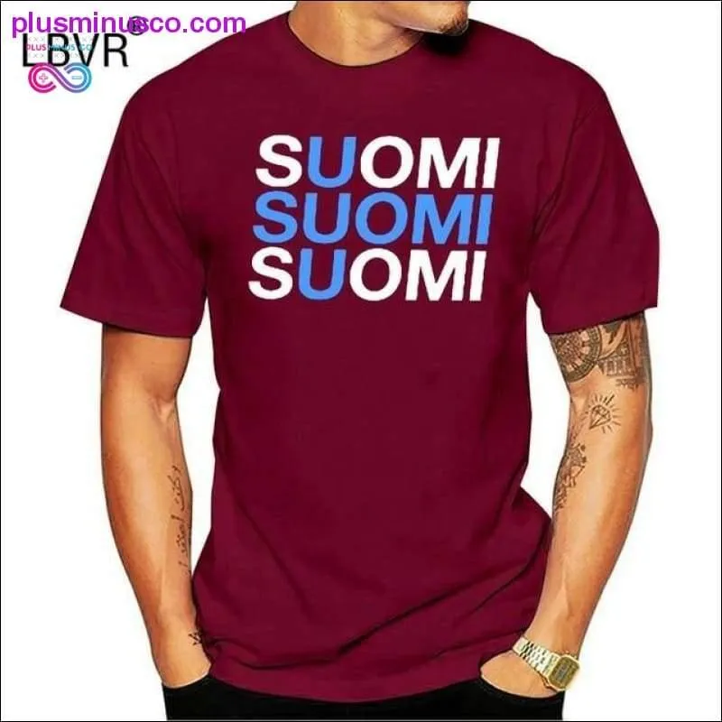 100% Cotton O-neck Custom Printed Men T shirt FINLAND Women