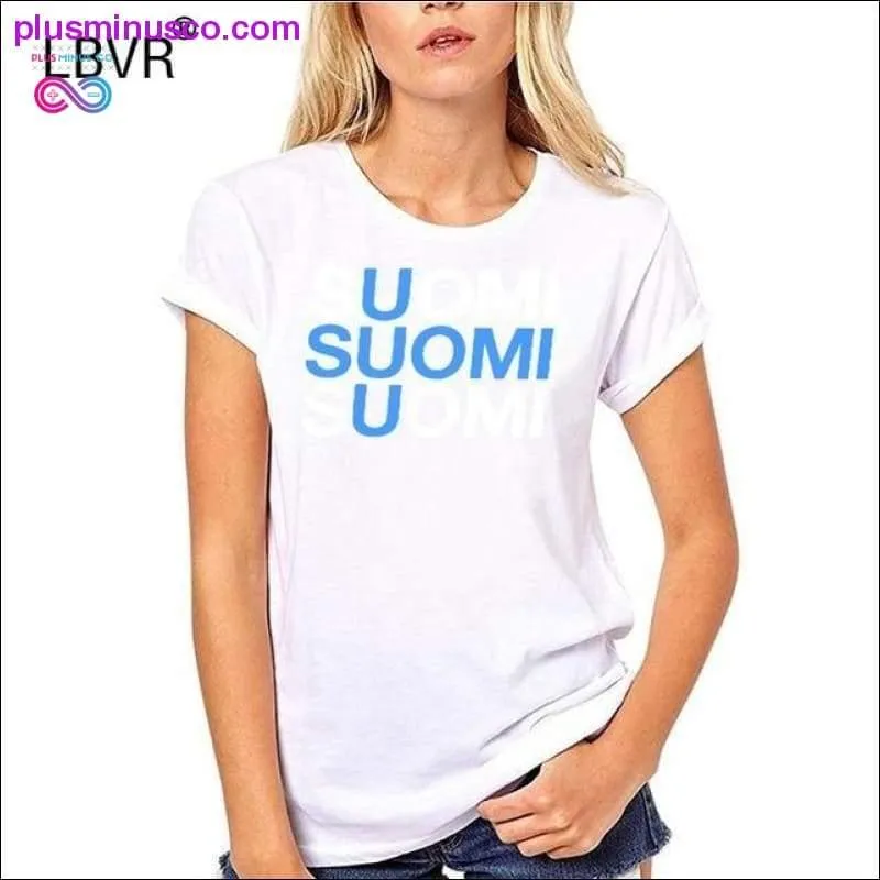 100% Cotton O-neck Custom Printed Men T shirt FINLAND Women