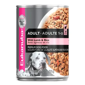 12 Lata Eukanuba Adulto Cordero y Arroz  375 GR