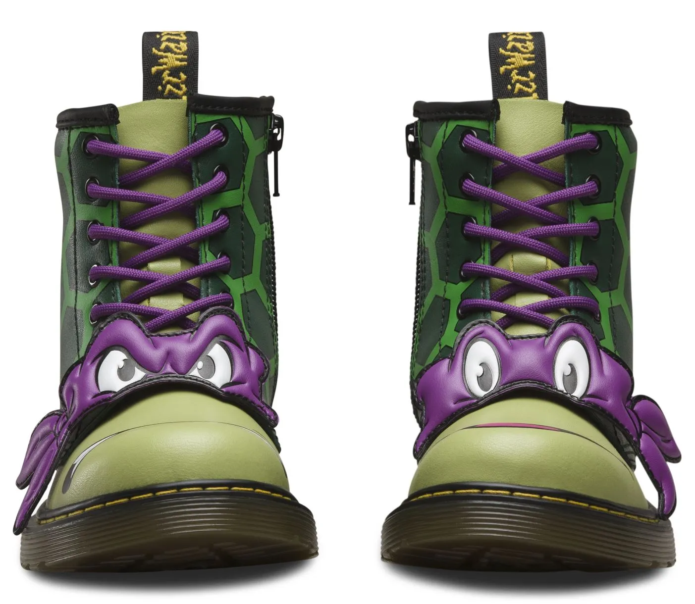 1460 Kids TMNT Donnie D Green T Lamper Boots