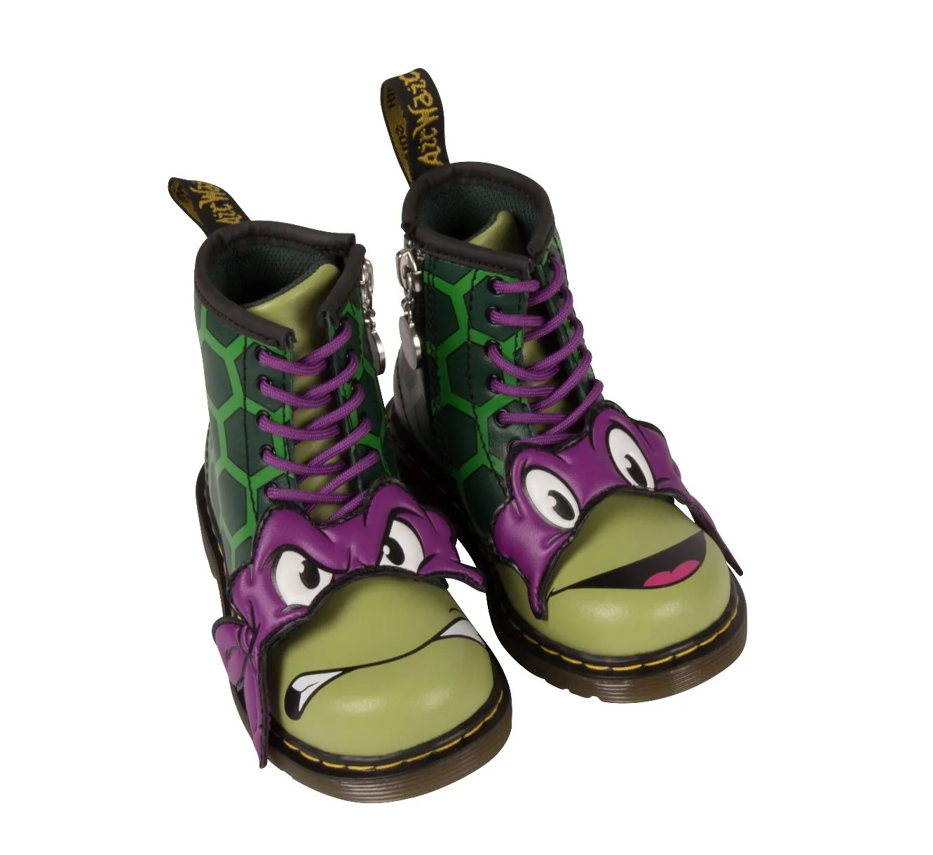 1460 Kids TMNT Donnie D Green T Lamper Boots