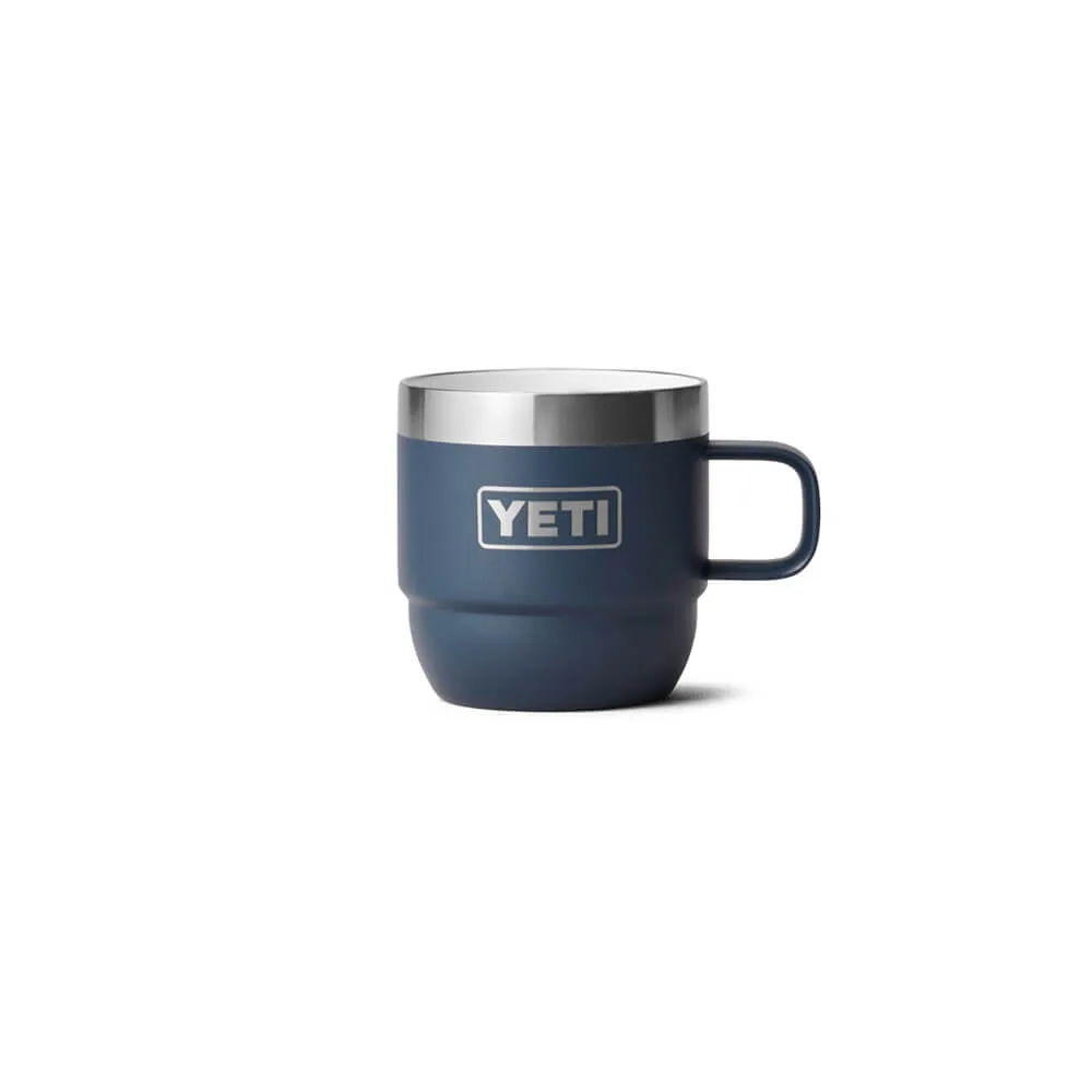 21071501864 TAZA RAMBLER 6oz STACKABLE 2 PIEZAS MARINO MARCA YETI