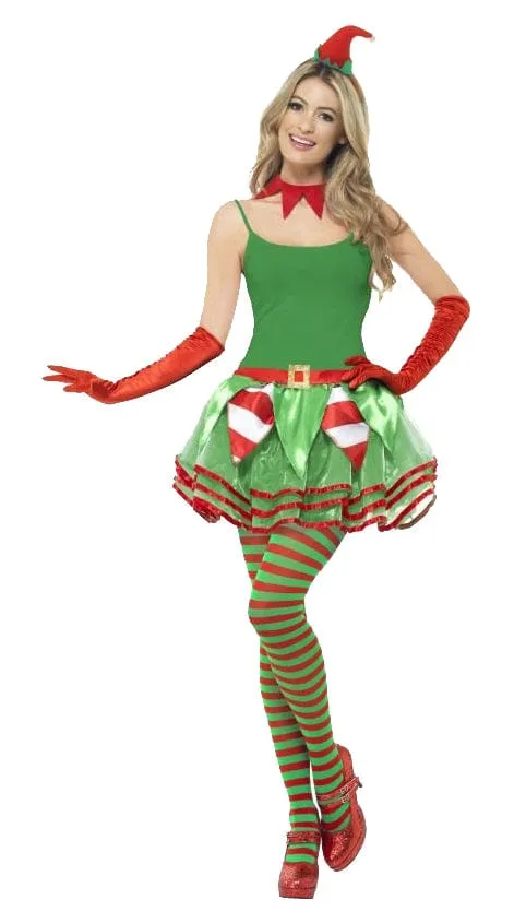 Adults Elf Costume Set Asst