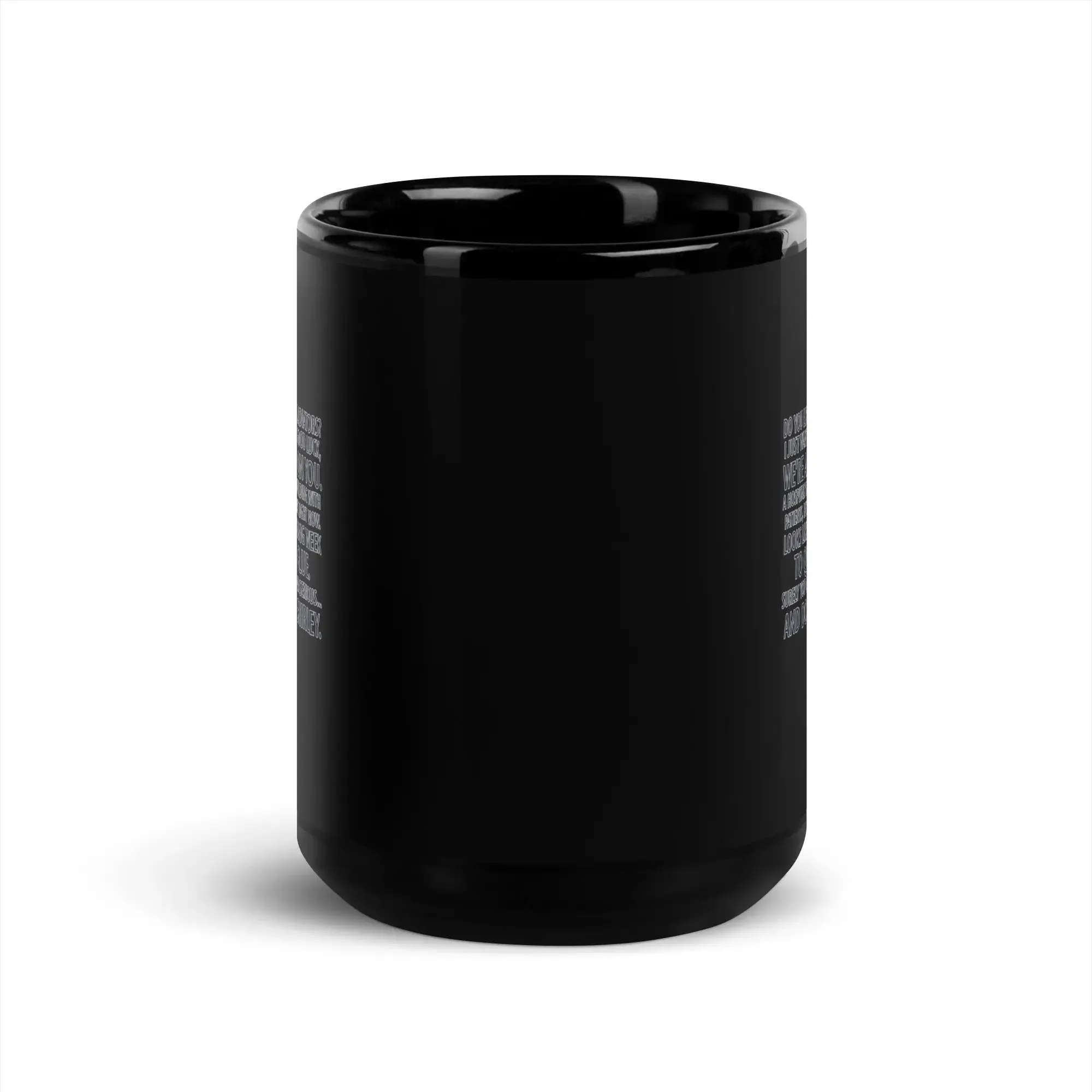 Airplane! Black Glossy Mug