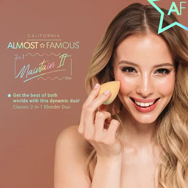 ALMOSTFAMOUS Maintain It Duo de Esponjas de Maquillaje