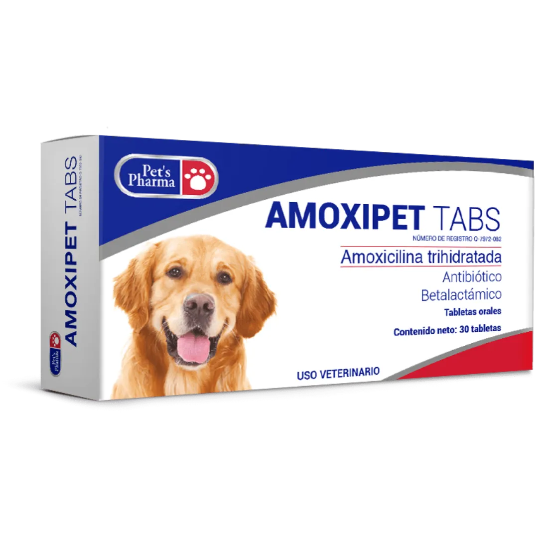 Amoxipet 30 Tabletas - Pet's Pharma