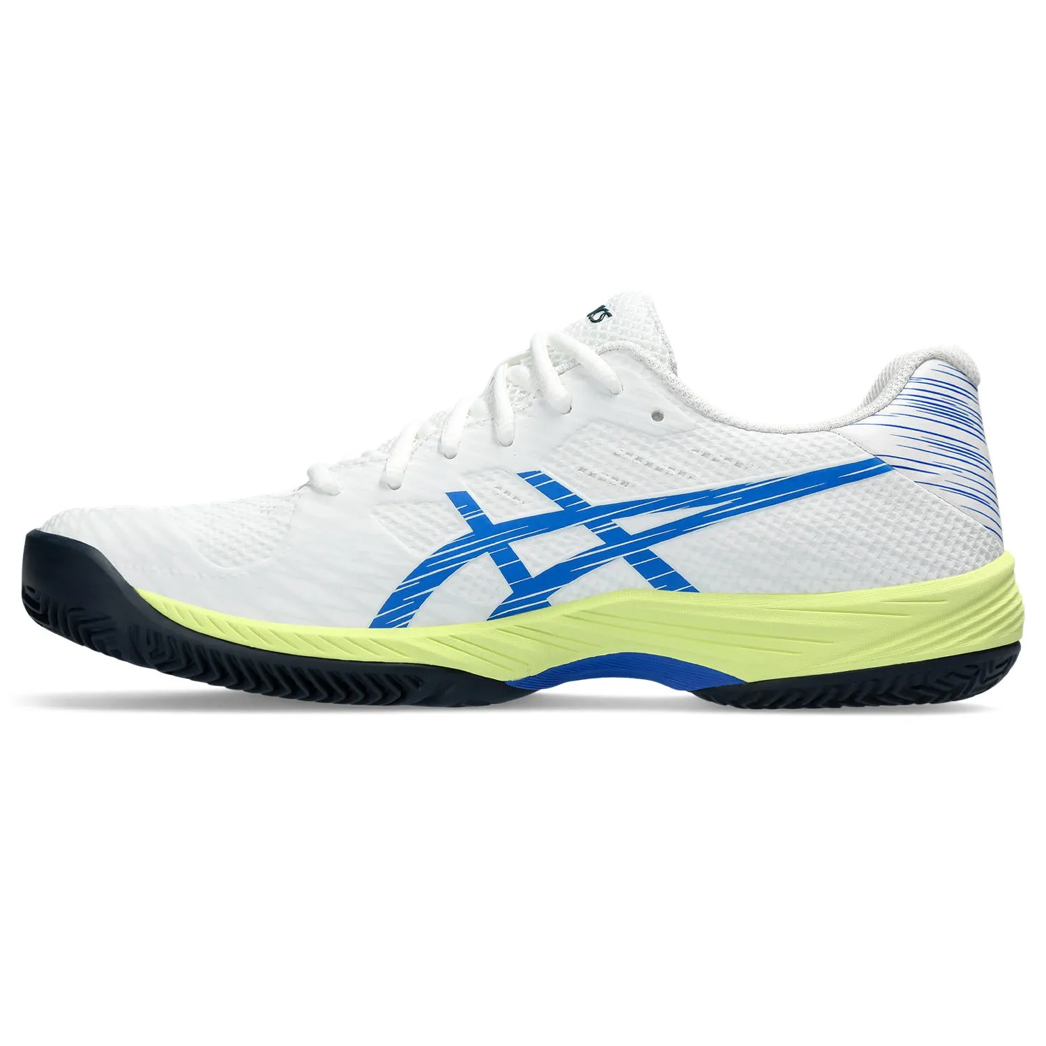 Asics Padelschoen Gel Game 9 Padel Heren Wit Blauw