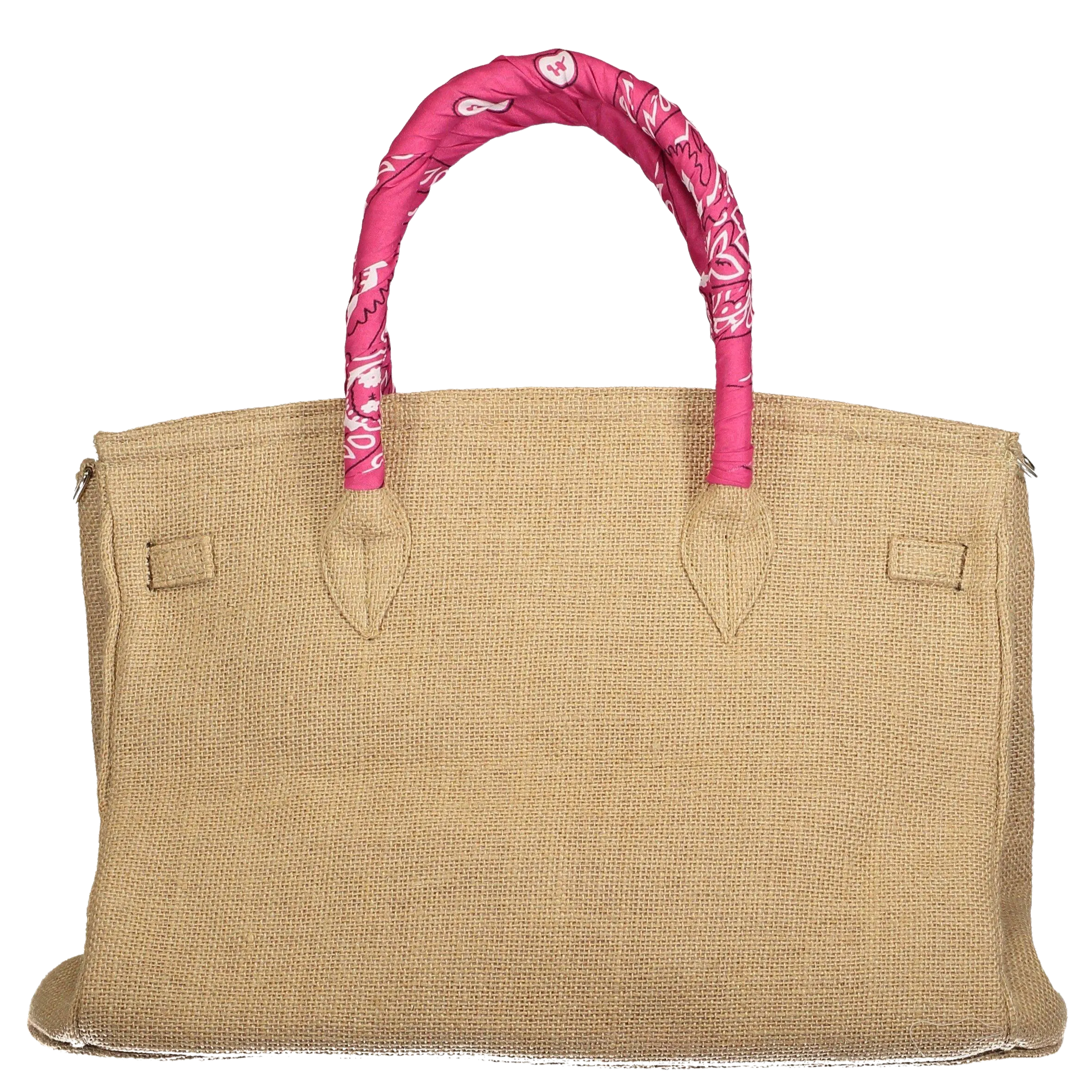 Birkin Style Jute Bag