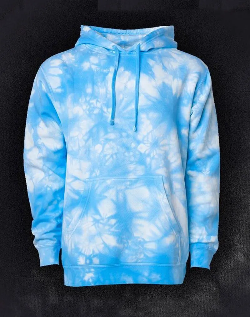 Blank Heavyweight Pigment Tie Dye Hoodies