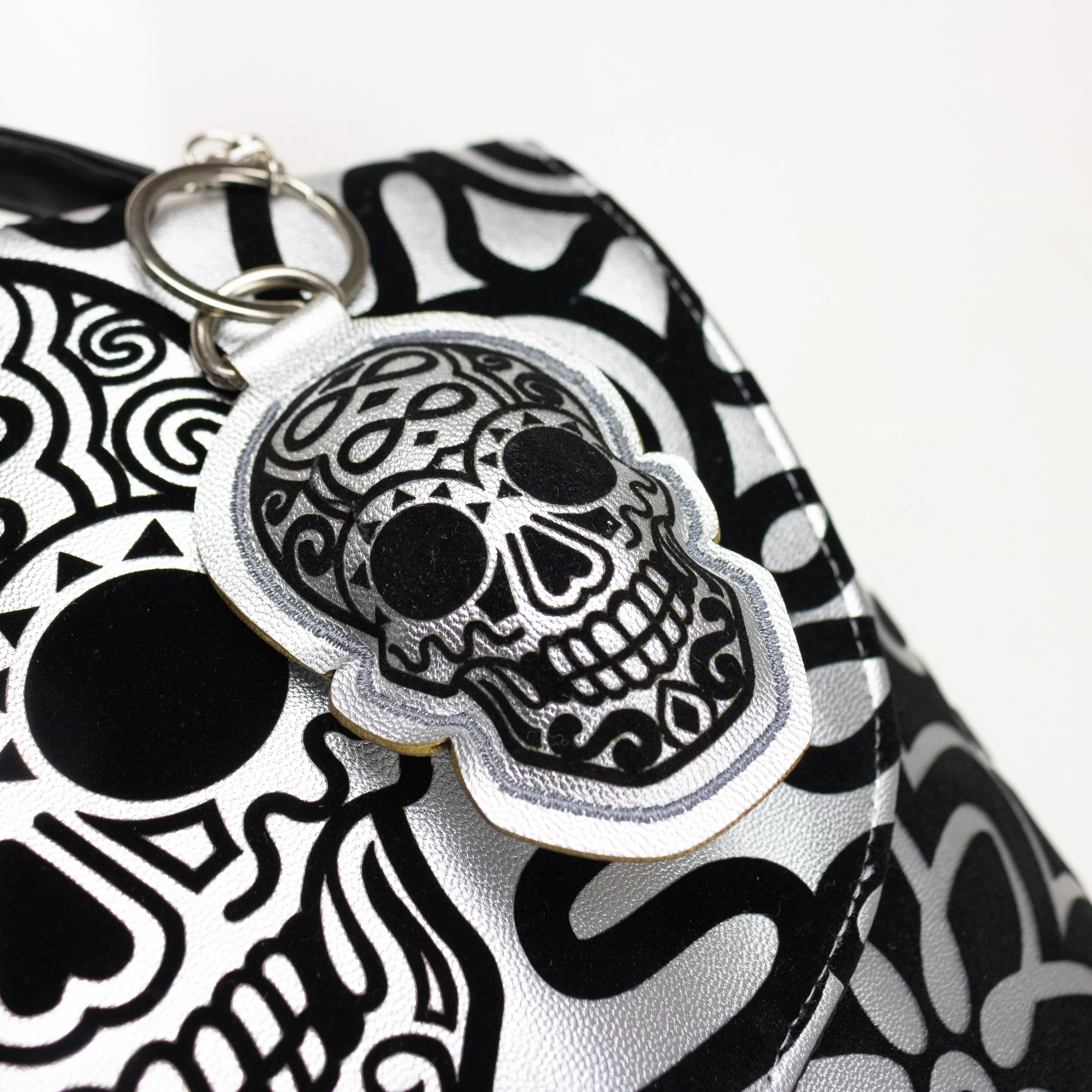 Bolsa Cleo - Calavera Plata