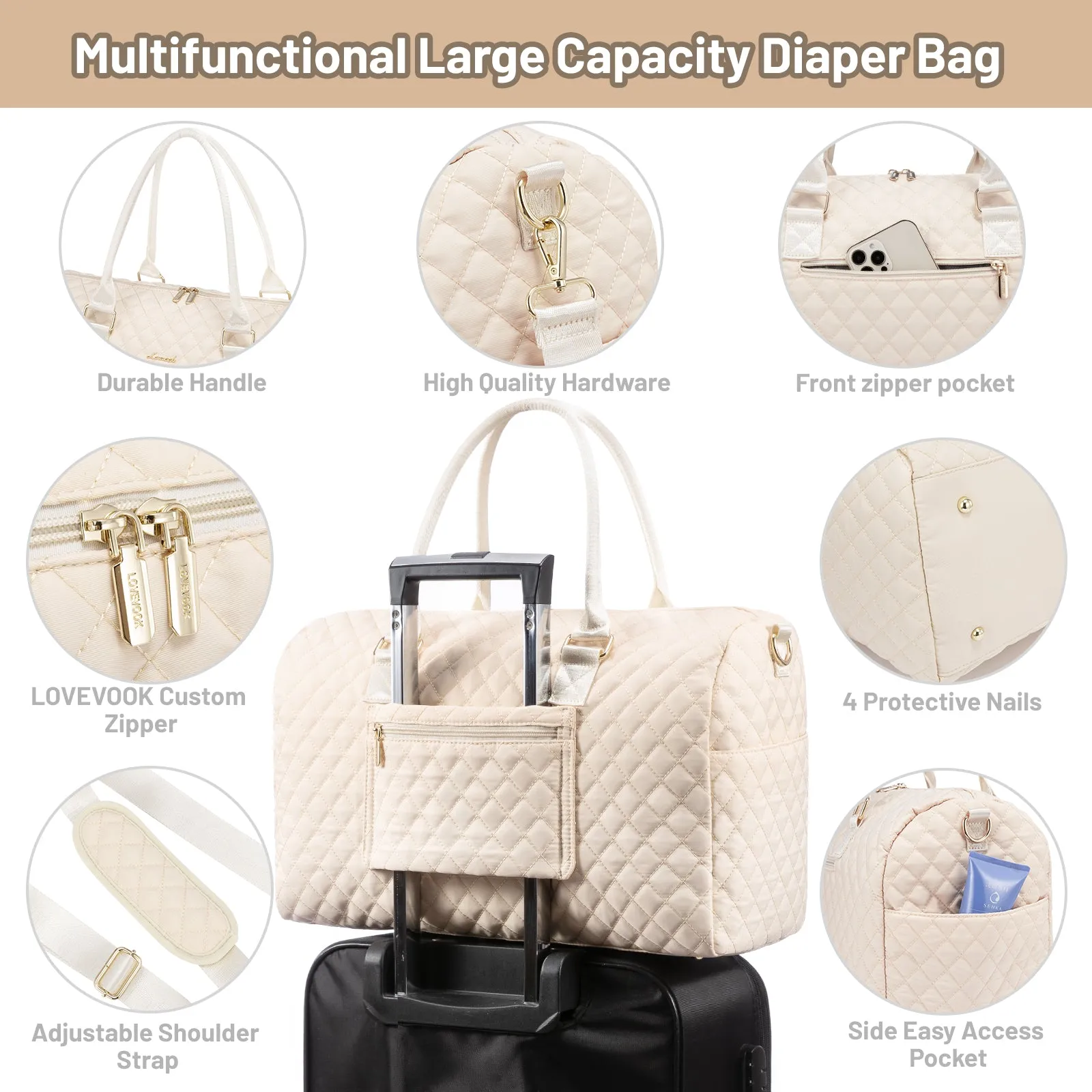 Bolso Baby Lucy Ivory