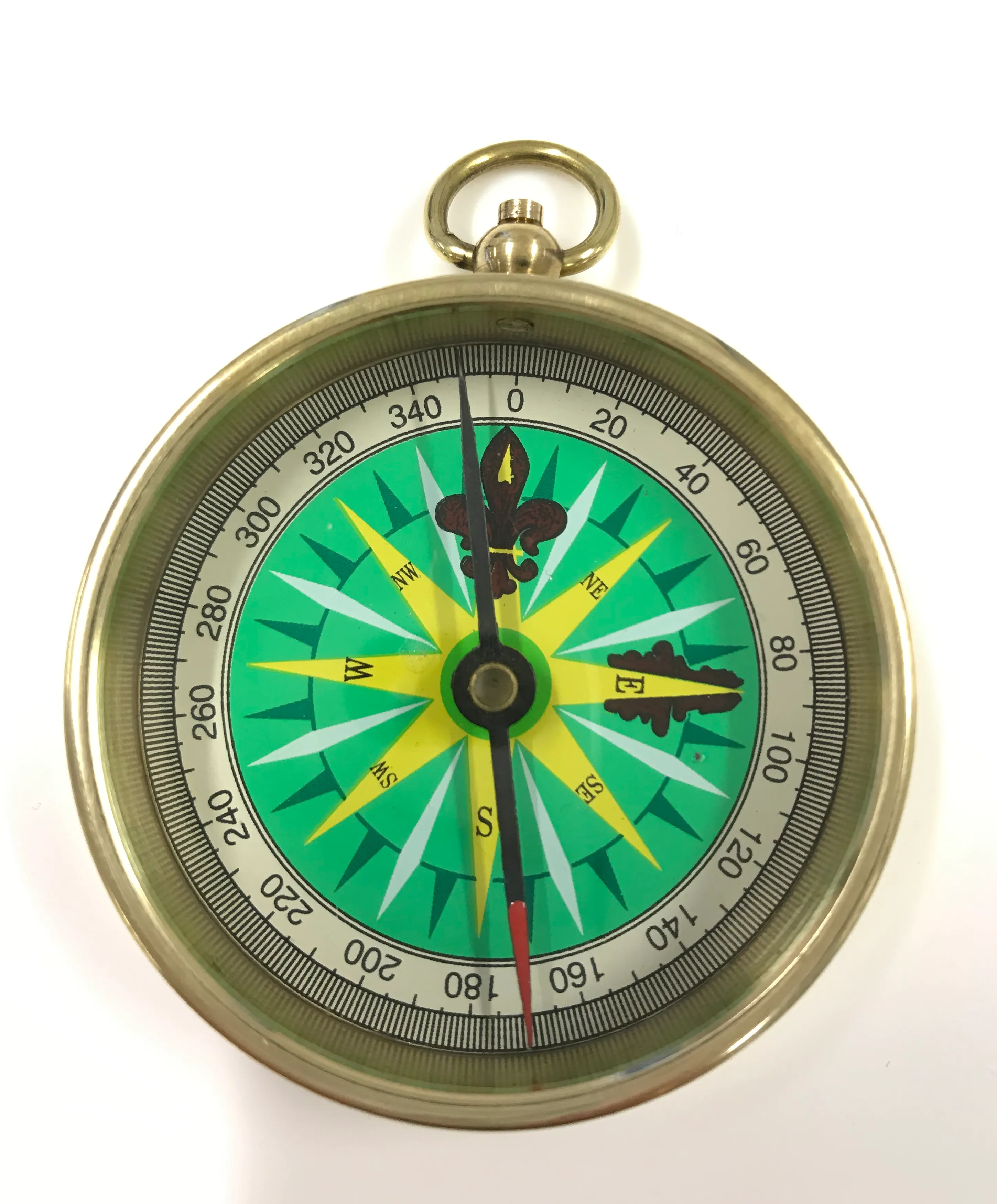 Brass Pocket Compass