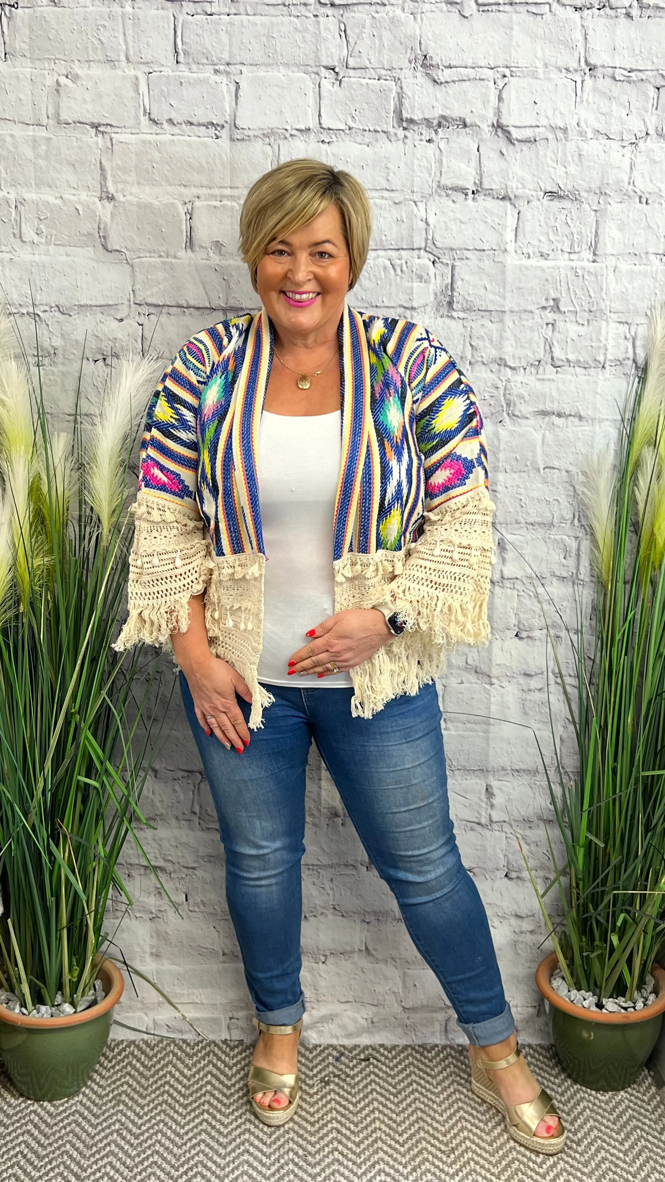 BRIANNA Boho Style Tassel Jacket