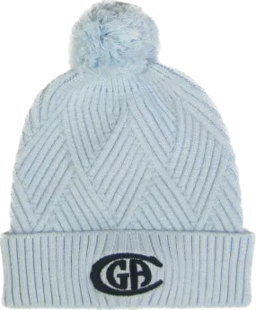 Bridger Textured Cuff Beanie - Light Blue -CGA