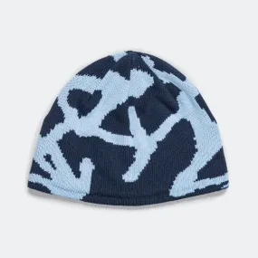 Burly Runningman Beanie - Spatter Blue