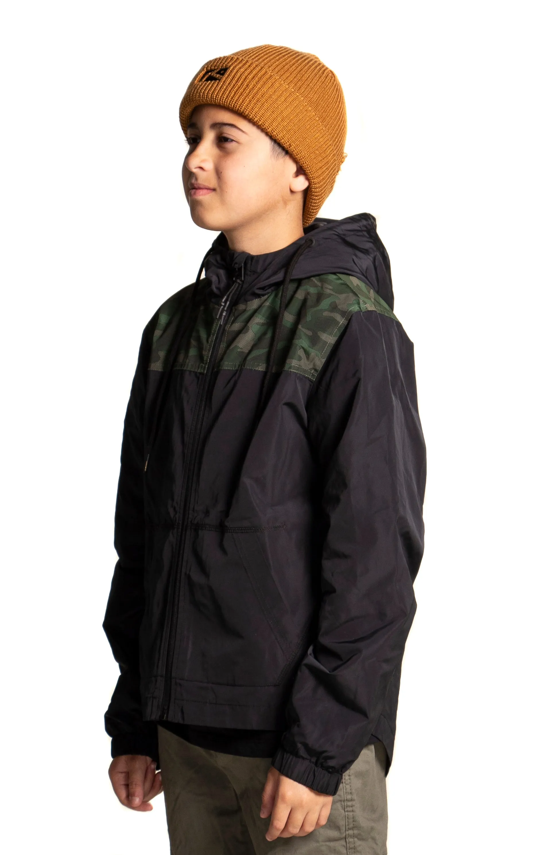 Campera Liviana Rusty Infraux Windbreaker Jr* Black