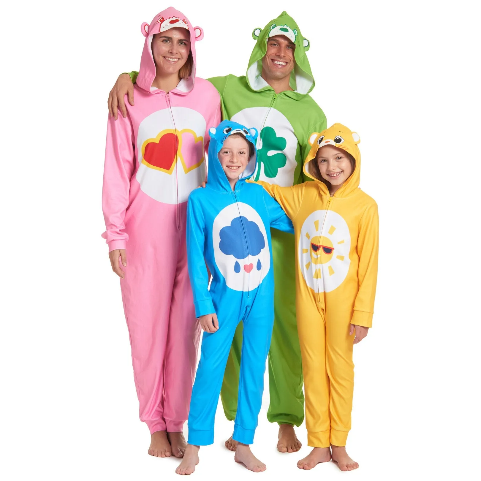 Care Bears Grumpy Bear Fleece Zip Up Costume Pajama Coverall