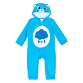 Care Bears Grumpy Bear Fleece Zip Up Costume Pajama Coverall