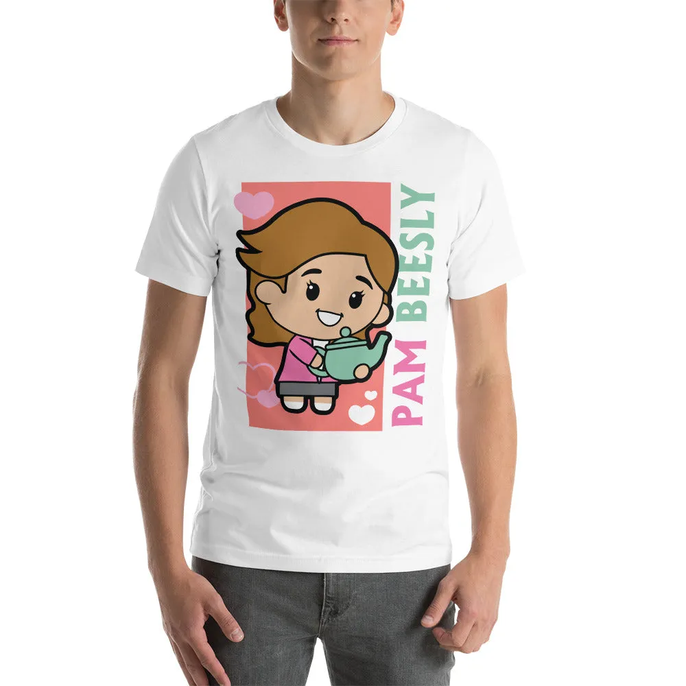 Cartoon Pam Beesly - T-Shirt