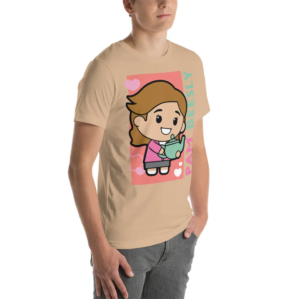 Cartoon Pam Beesly - T-Shirt