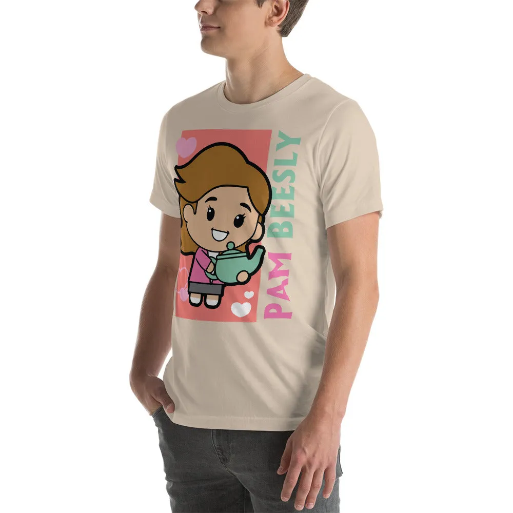 Cartoon Pam Beesly - T-Shirt