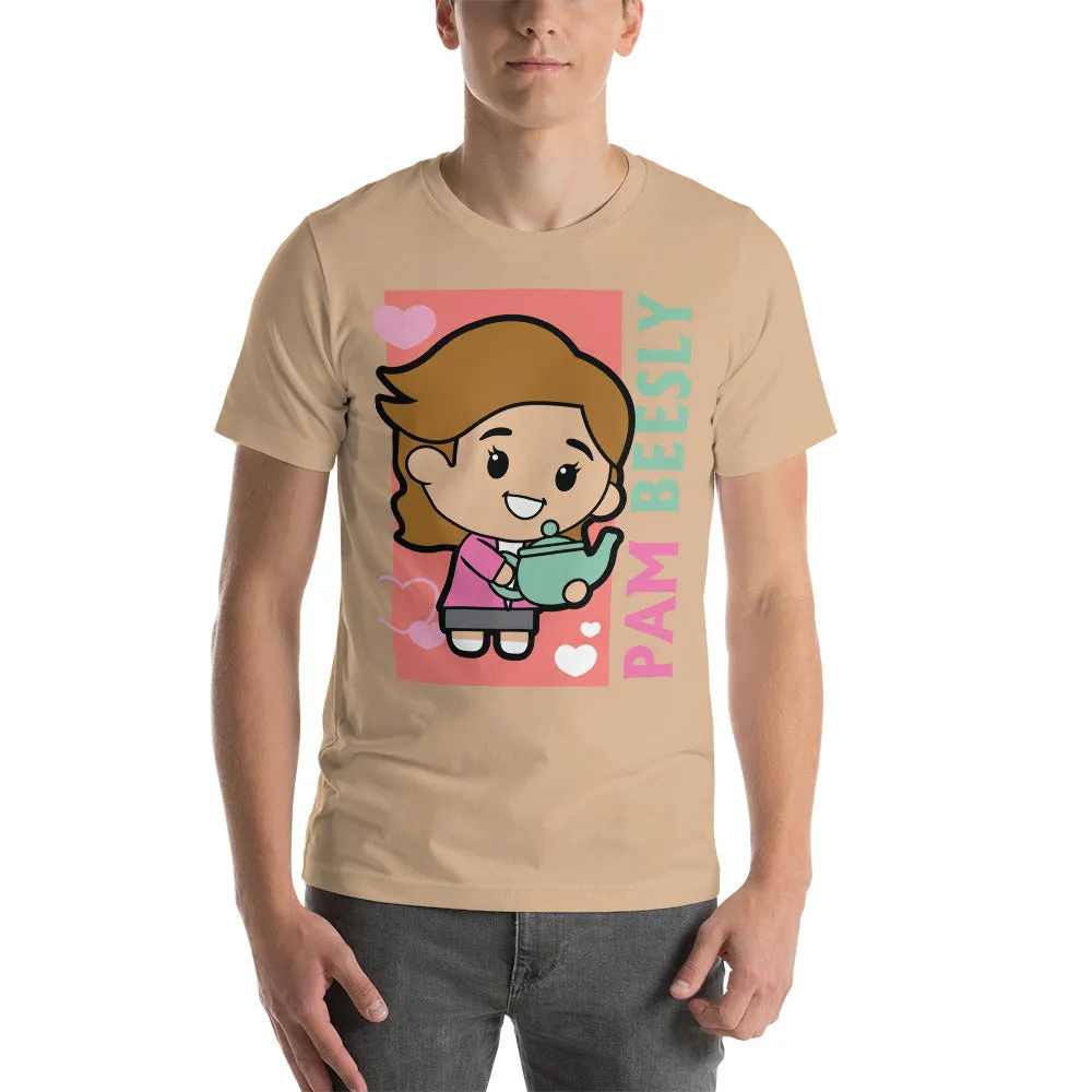 Cartoon Pam Beesly - T-Shirt