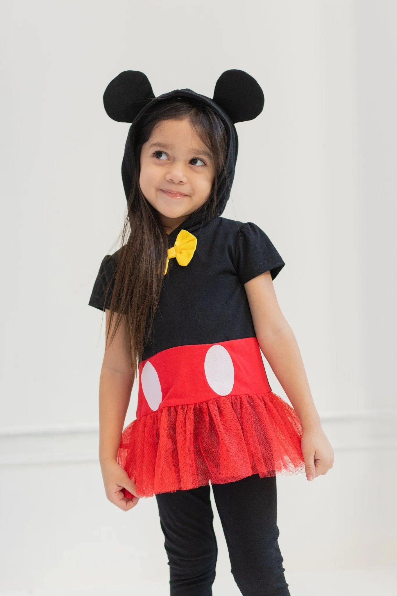 Disney Mickey Mouse Cosplay T-Shirt Dress and Leggings