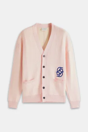 Drôle de Monsieur 'Le Cardigan Rayé' Cardigan - Pink