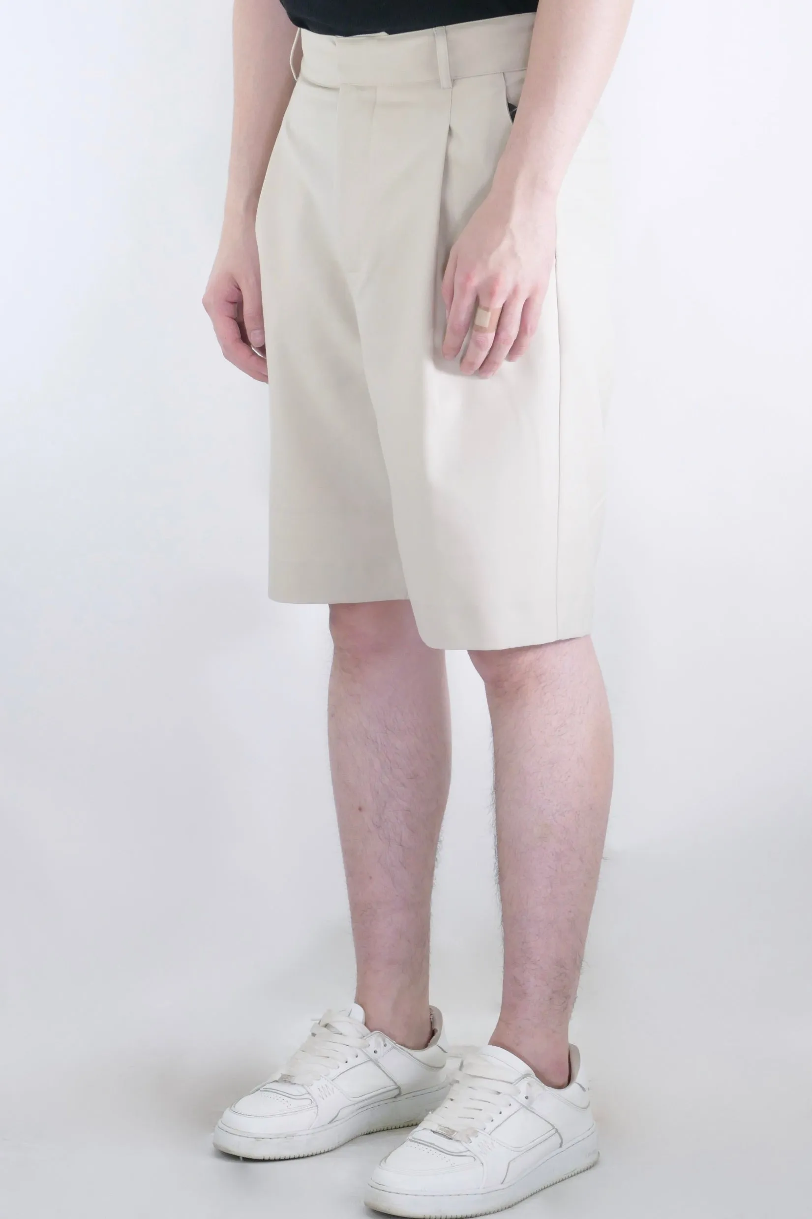 Drôle de Monsieur Le Short Golfeur Laine Shorts - Sand