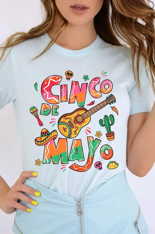 Explore More Collection - Cinco De Mayo Mexico Party Graphic T Shirts