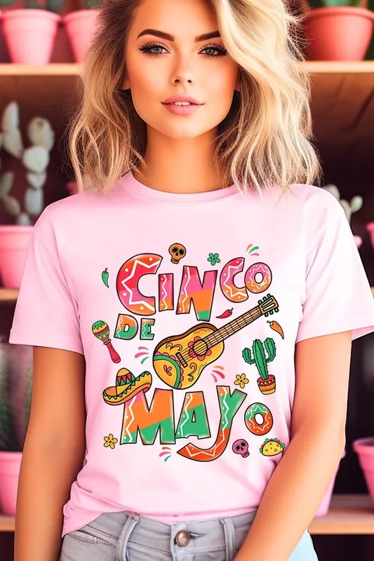 Explore More Collection - Cinco De Mayo Mexico Party Graphic T Shirts