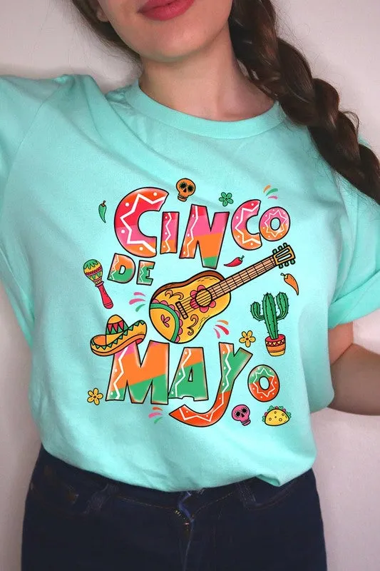 Explore More Collection - Cinco De Mayo Mexico Party Graphic T Shirts