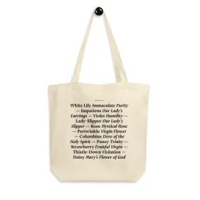 Flower Theology Eco Tote Bag