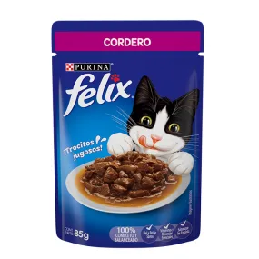 Gato Felix Comida Sabor Cordero 85 g