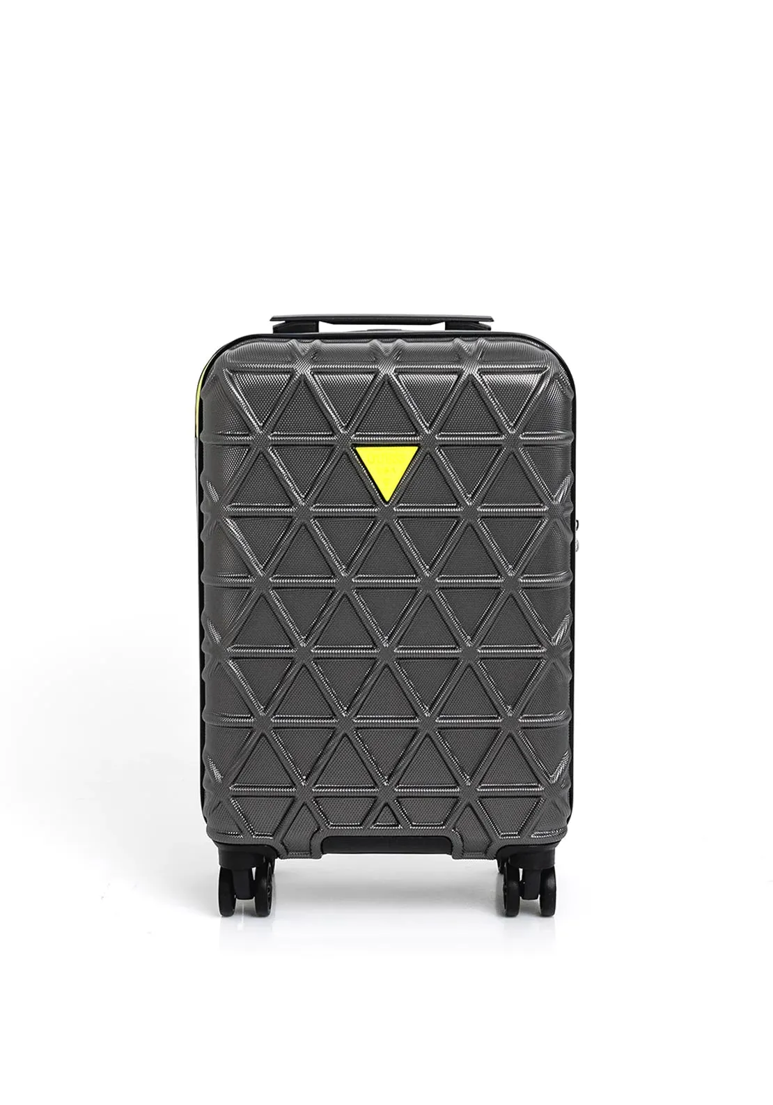 GUESS Le Disko Travel 18 8 Wheel Spinner Travel Case Gunmetal