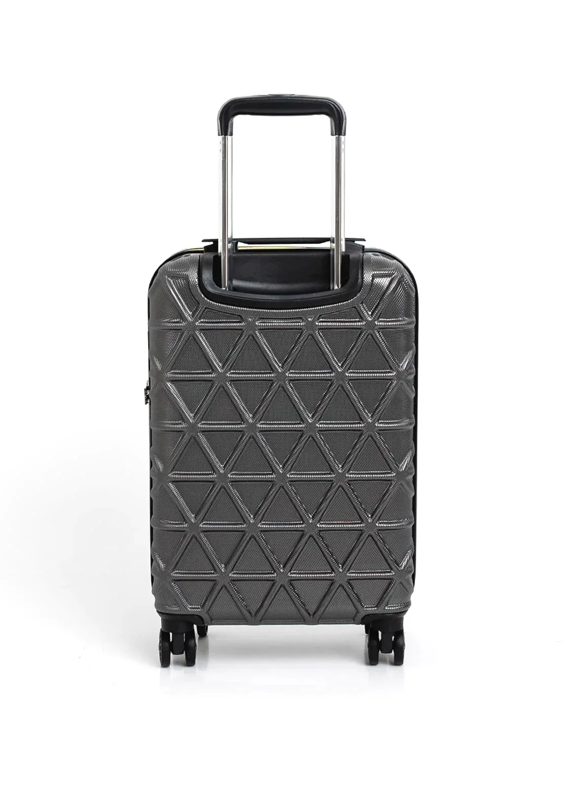 GUESS Le Disko Travel 18 8 Wheel Spinner Travel Case Gunmetal