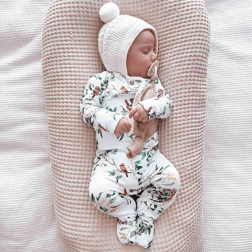 Ivory Merino Wool Bonnet & Booties Set