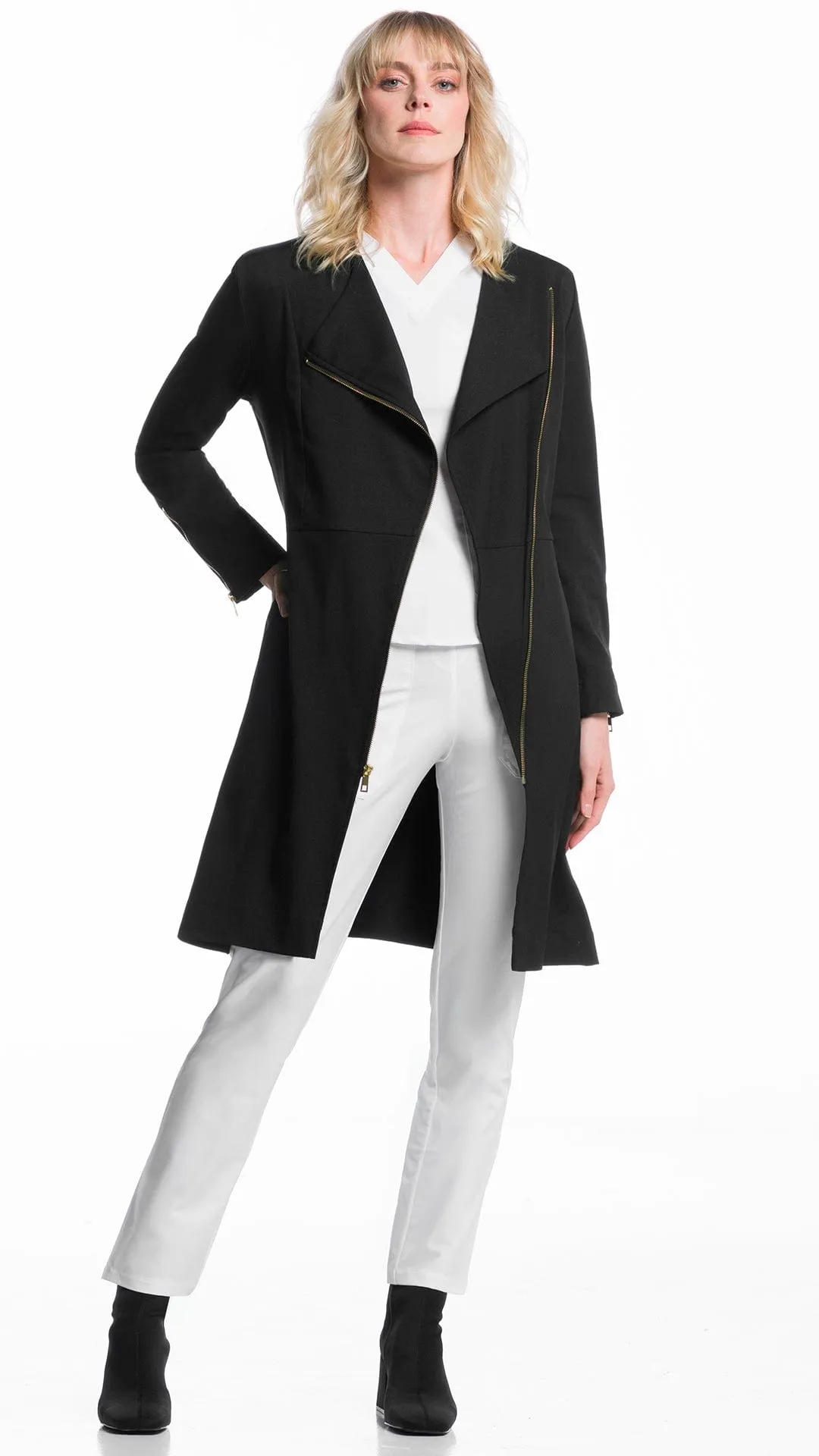 Kanaus® Prestige Coat Total Black | Dama