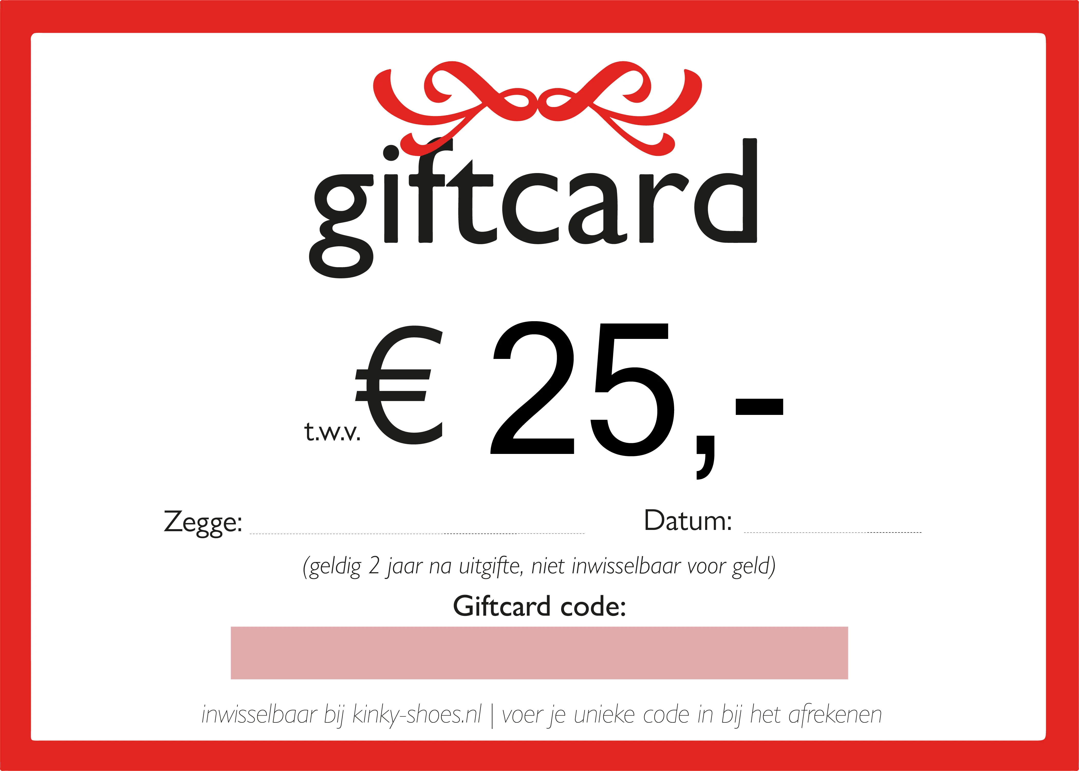 Kinky-Shoes Giftcard