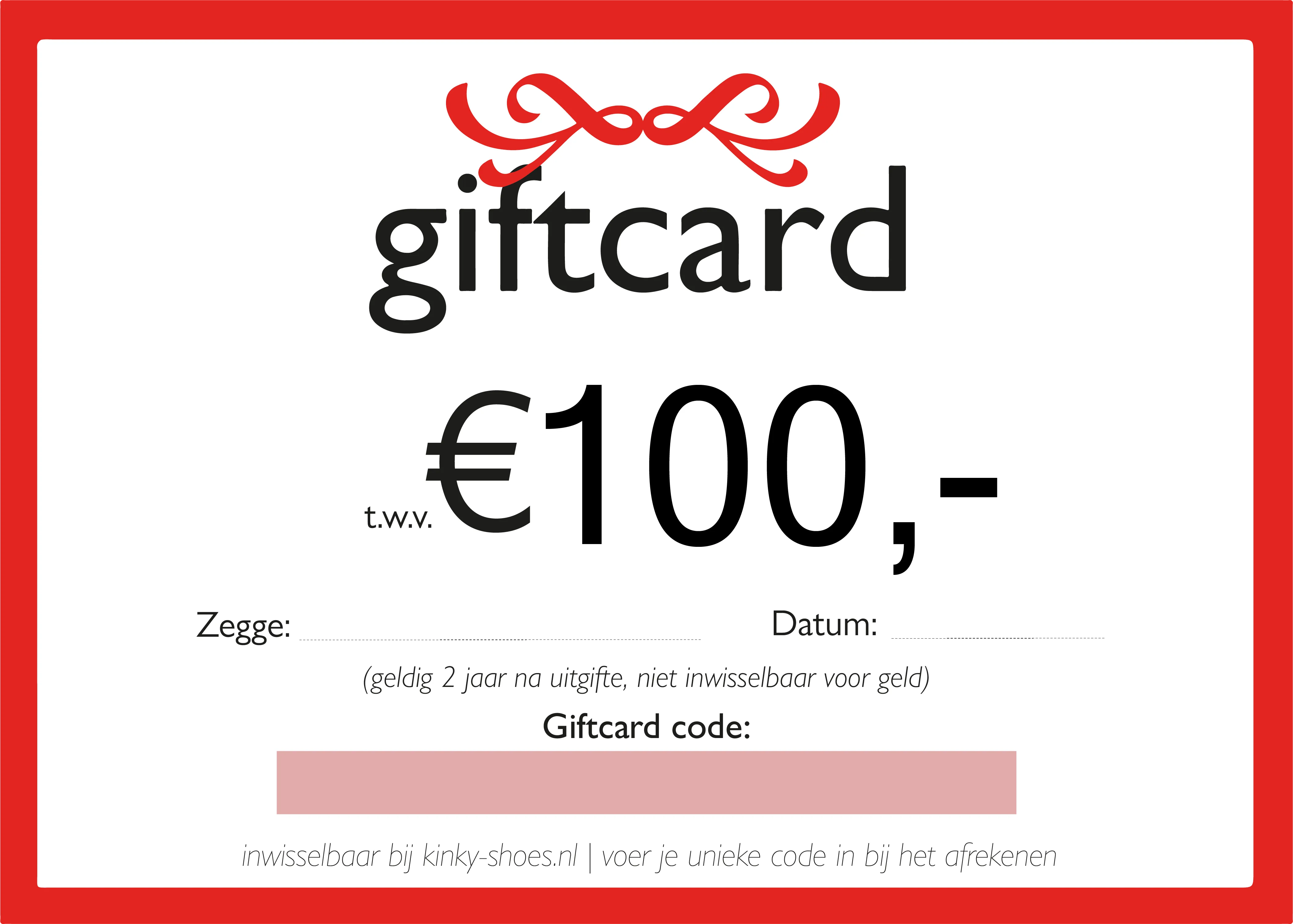 Kinky-Shoes Giftcard