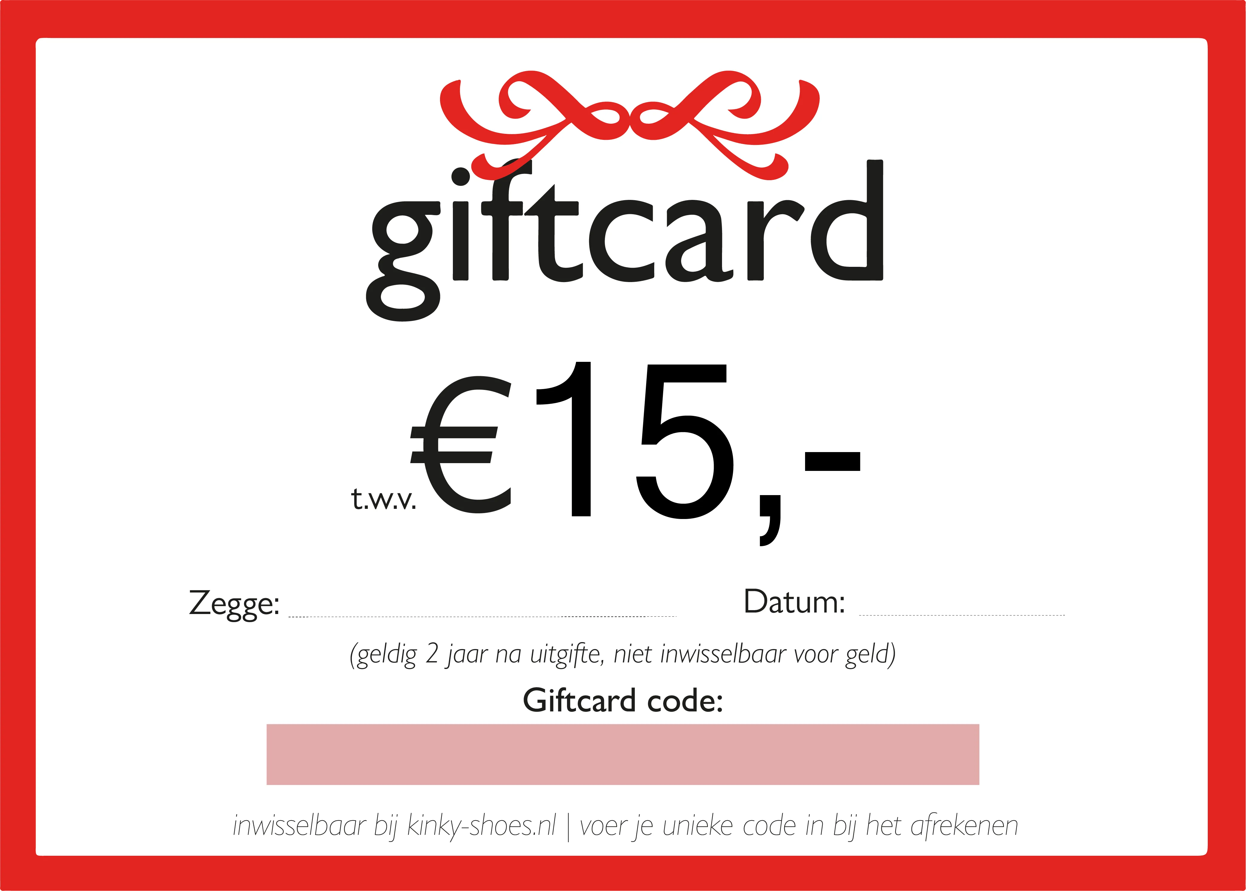 Kinky-Shoes Giftcard