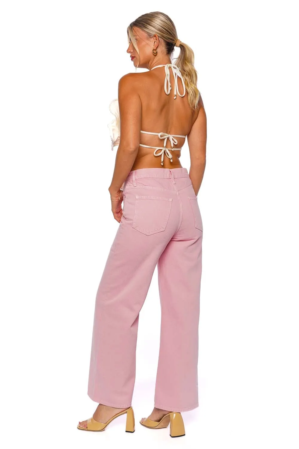 Le Jane Wide Leg Crop Jean