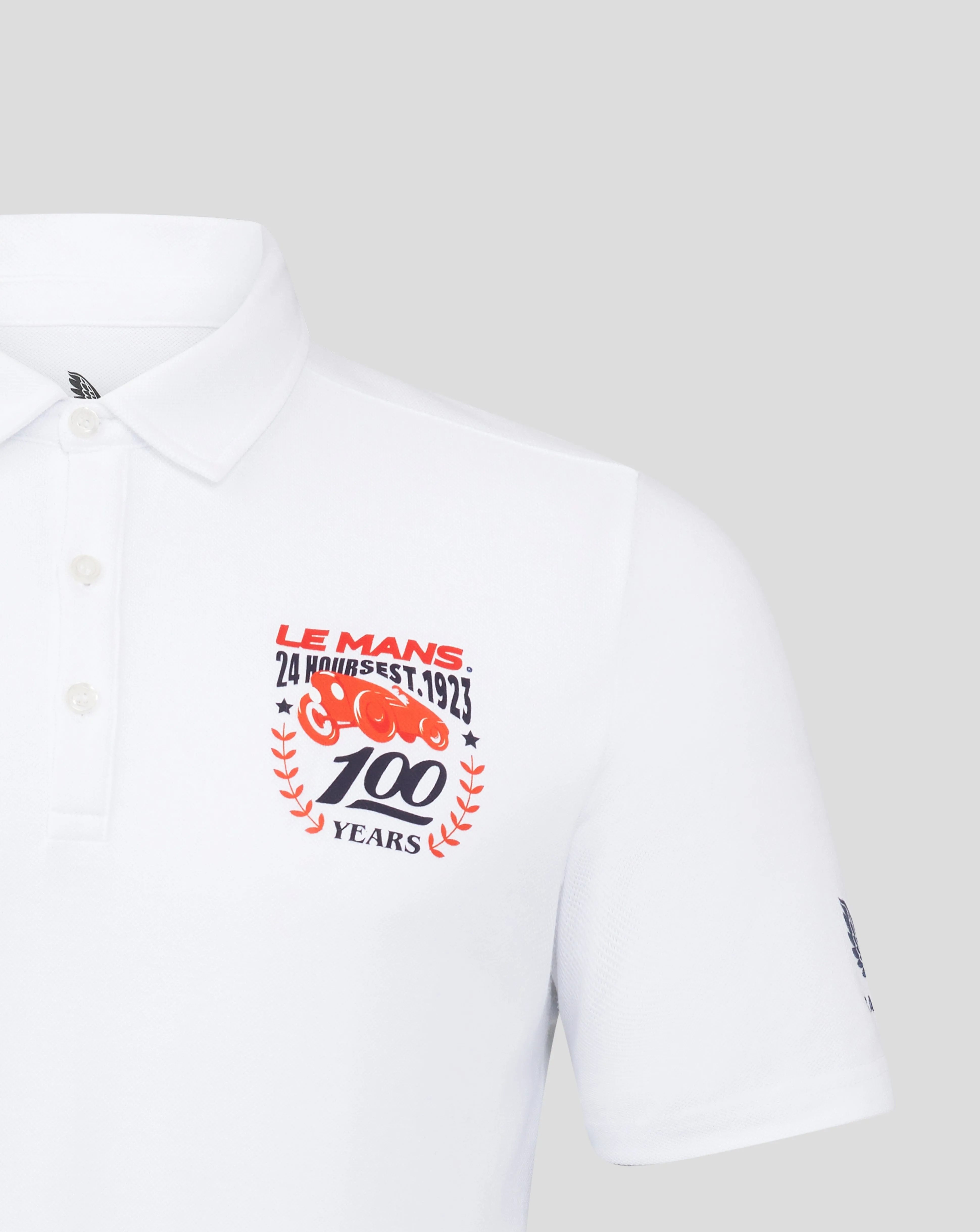 Le Mans 24 Hours Men's Core Fanwear Polo - White