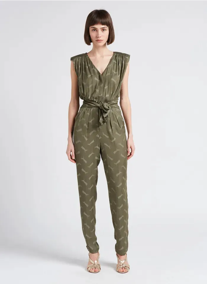 LT Ane Dark Green Jumpsuit