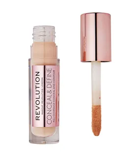 Makeup Revolution - Corrector líquido Conceal & Define - C8