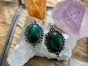 Malachite Nissa Earrings