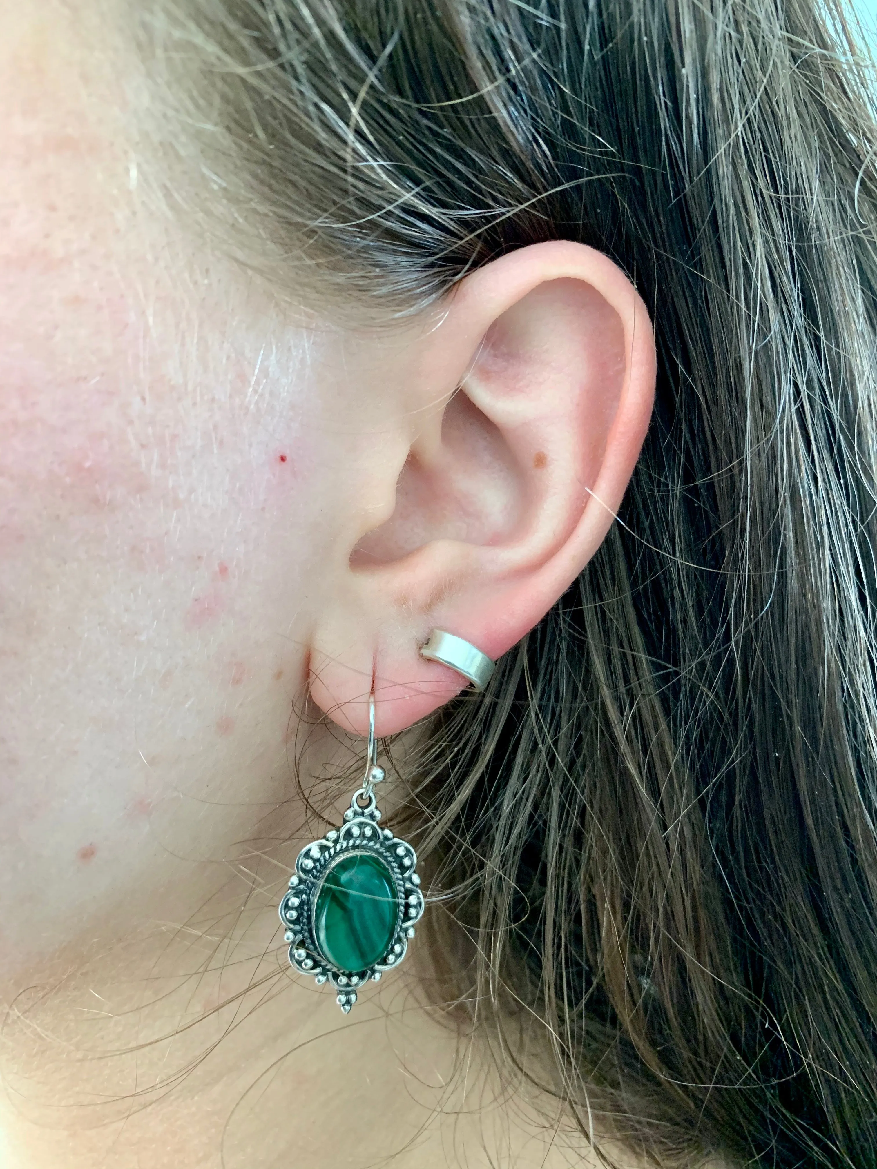 Malachite Nissa Earrings