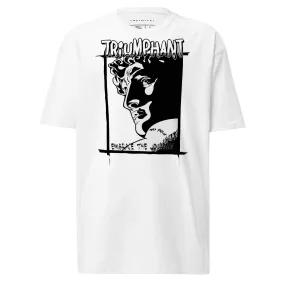 Men’s Triumphant Cartoon Statue Graphic Tee