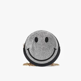 Mini bolsa Happy face plata