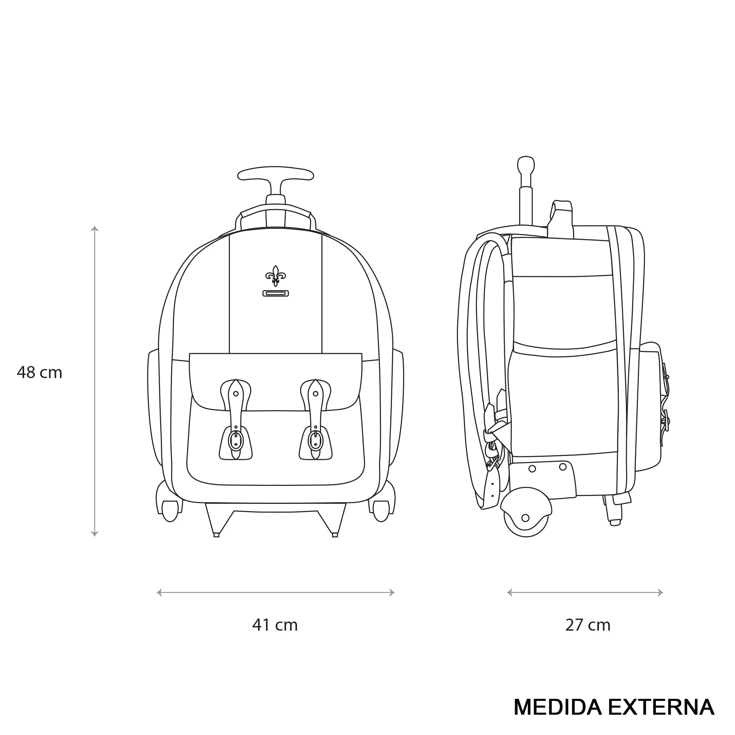 Mochila com Rodinhas